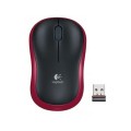 ÷ Mouse logitech wireless m185 red p/n:910-002237
