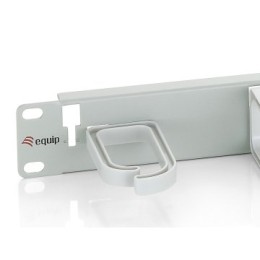 ÷ Kit 5 uds panel organizador de cables color blanco para armario rack